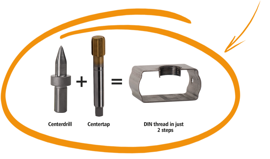 Centerdrill, Flowdrill, Flow drilling tool, Flow drilling, Flow drilling